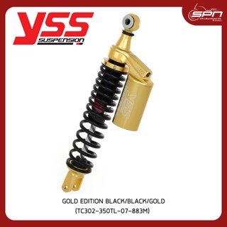 YSS โช๊ค GOLD EDITION แท้ศูนย์ 100% Honda/PCX150 18&gt;【TC302-350TL-07-883M】 BLACK/BLACK/GOLD