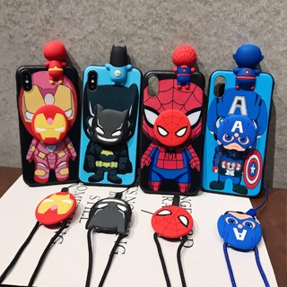 เคสโทรศัพท์มือถือ ซิลิโคนนุ่ม ลายมาร์เวล สไปเดอร์แมน กัปตันอเมริกา ไอรอนแมน แบทแมน สําหรับ Vivo V2024 V2025 V2026 V2027 V2028 V2029 V2030 V2031 V2032 V2033 V2036 V2038