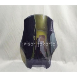 กระจกบังลม VISOR VERSYS 250/650 ไม่มีรูสลักเกลียว และรุ่นทัวร์ริ่ง VISOR หนา 4 มม.