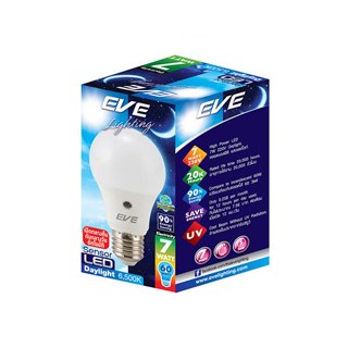 หลอด LED EVE A60 SENSOR DAYLIGHT E27 7 วัตต์