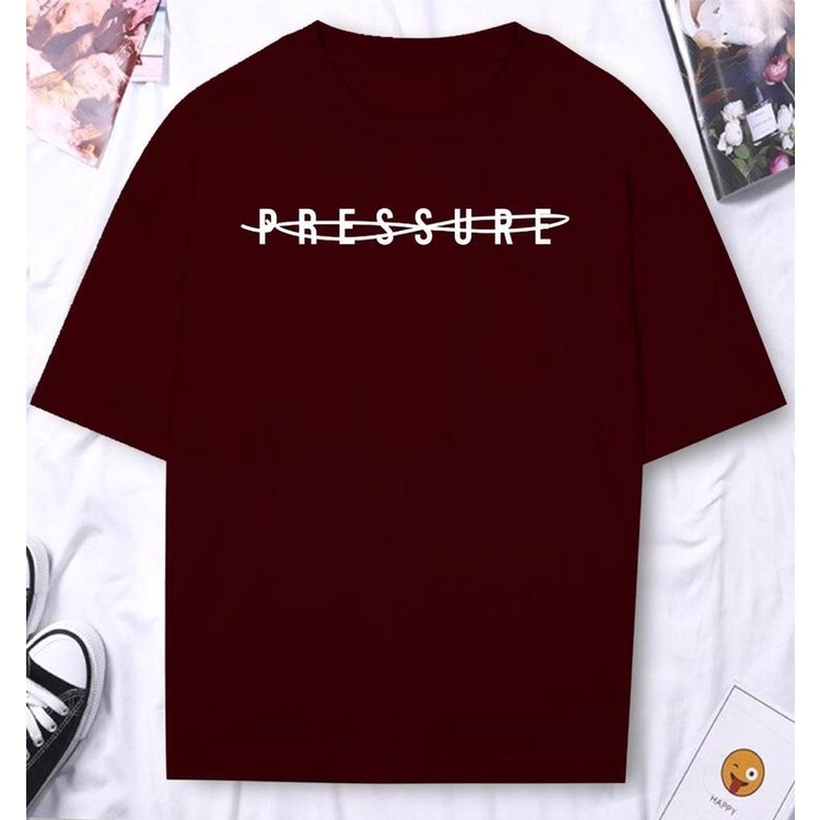 เสื้อยืดผู้ชายผู้ชาย Distro เสื้อยืดผู้ชายเสื้อยืด PRESSURE DTF199 BF