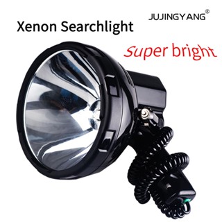 Flashlight for Hunt Xenon Searchlight 12V Spotlight Powerful Lantern Super Bright Torch Camping Portable 220W Work Light