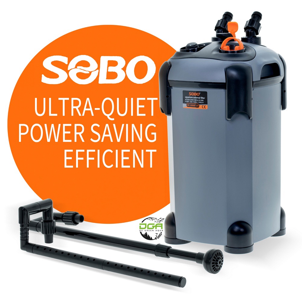 Aquatic SOBO Canister กรองภายนอกพร้อม UV SF-650F/SF-850F/1000F/1200F/1500F(松鱼 外草桶