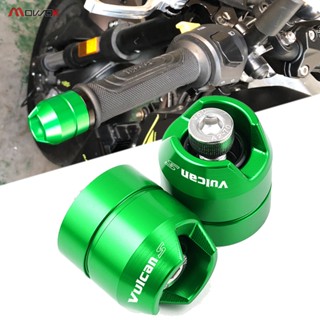 MOW สำหรับ KAWASAKI Vulcan S 650 Vulcans 2015-2019 2018 2017 2016รถจักรยานยนต์ Accessorie Handlebar Grips Handle Bar End