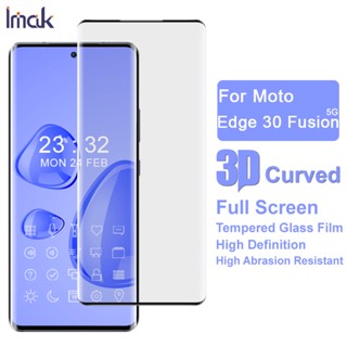 แท้ ฟิล์มกระจกนิรภัยกันรอยหน้าจอ 3D แบบโค้ง สําหรับ Imak Motorola S30 Pro 5G Moto Edge 30 Fusion 5G