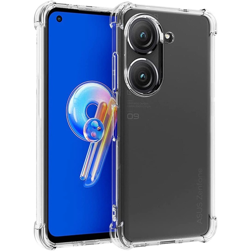 สําหรับ Asus Zenfone 9 10 8 Flip 6 7 Pro ZS672KS ZS590KS ZS670KS ZS671KS ZS630KL คริสตัล Clear Cover