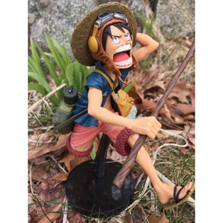 Luffy ของแท้ JP แมวทอง - Scultures Banpresto [โมเดลวันพีช]