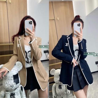 เสื้อ suit แขนยาว งานปักโลโก้