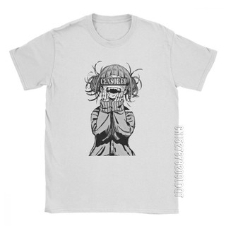 เสื้อเชิ้ตชาย ฮีโร่ของฉัน Academia Himiko Toga เสื้อยืดผู้ชายชาย Tshirt บ้าน่ารักน่ากลัวเสื้อยืดพื้นฐาน O คอผ้าฝ้ายท็อปส