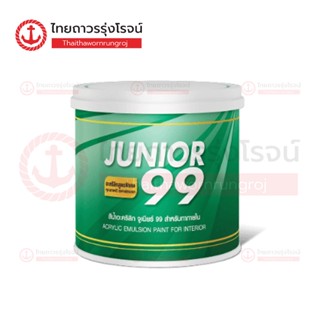 NIPPON JUNIOR 99 สีน้ำด้าน ภายใน 3.5ลิตร/17.5ลิตร |แกลลอน||ถัง|TTR