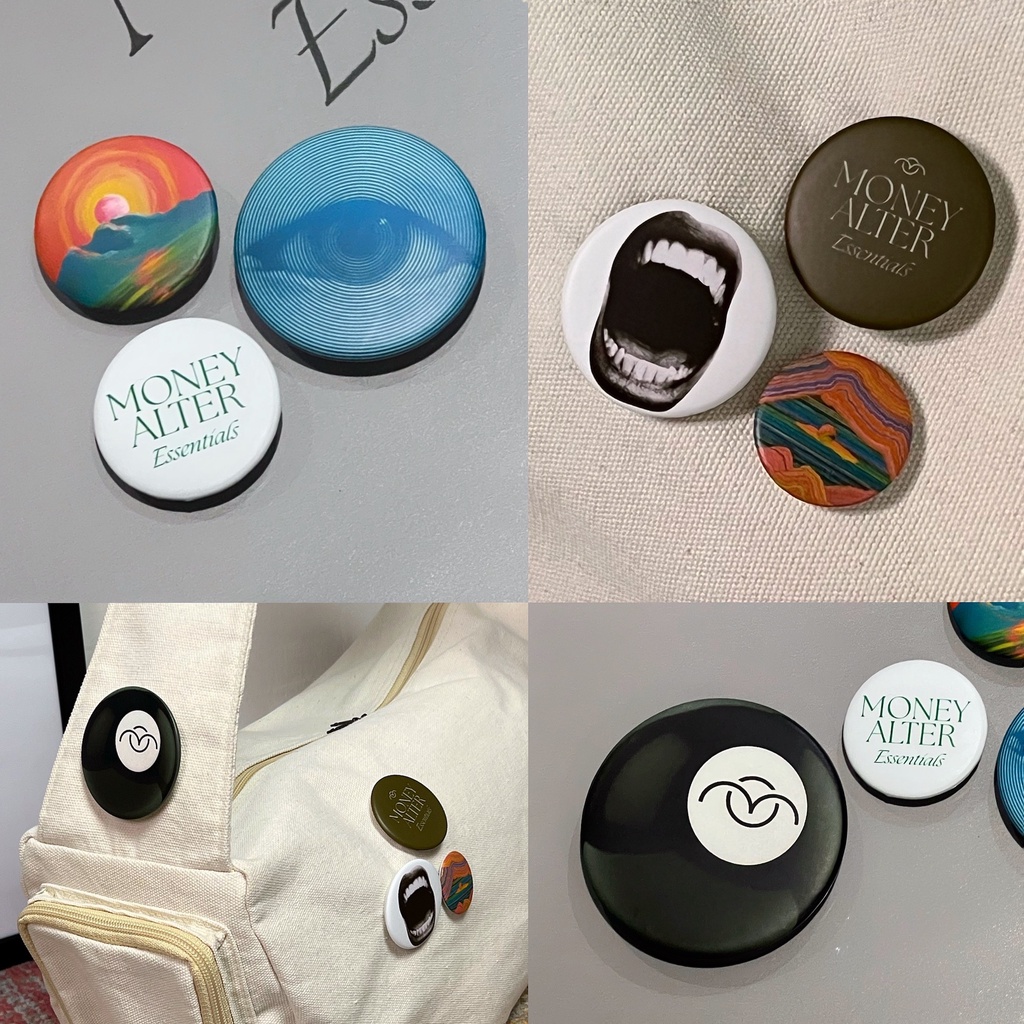 Batch 2 Pin โดย Money Alter / อุปกรณ์เสริมกระเป๋า