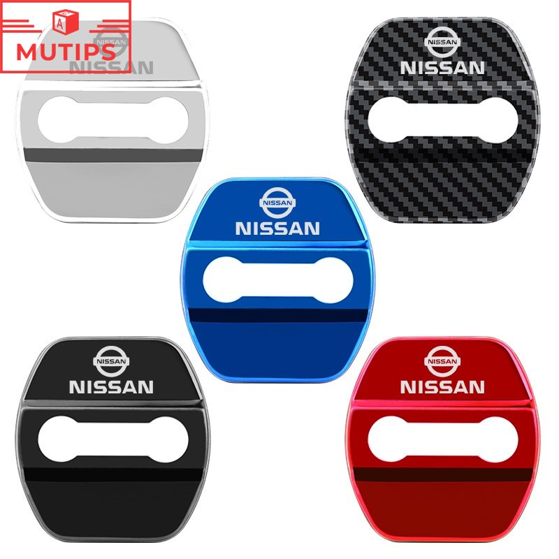 ฝาครอบป้องกันล็อคประตูรถยนต์ สําหรับ Nissan Kicks 2022 Note Almera Terra Navara d40 nismo xtrail t32