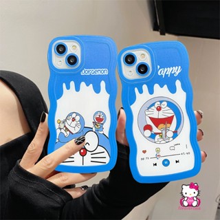 เคสโทรศัพท์มือถือ Tpu นิ่ม กันกระแทก ลายการ์ตูนโดราเอมอน ชานมน่ารัก สําหรับ iPhone 7Plus 6Plus XR 11 13 12 14 Pro Max X XS Max 6 7 8 6s Plus SE 2020