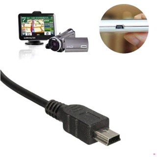 จัดส่งจากกรุงเทพสาย USB MINI 5 PIN ชาร์ตกล้องติดรถยนตร์ ยาว1.5M สีดำ