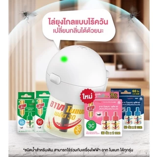 อาท โนแมท พลัส90 น้ำยาสำหรับเครื่องไฟฟ้าไล่ยุง รีฟิล 90วัน ไร้สารแต่งกลิ่น ARS NOMAT PLUS 90 REFILL FRAGRANCE FREE