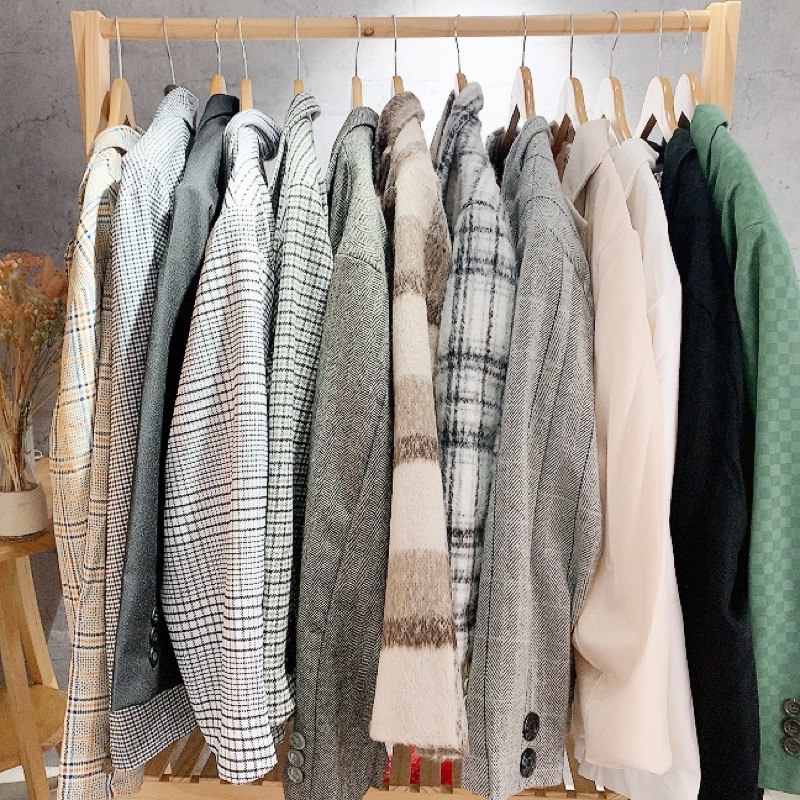 [REAL PHOTO] BLAZER VEST JACKET สําหรับผู้ชายและผู้หญิง UNISEX FASHION OVER SIZE MR SMILE 99 SHOP