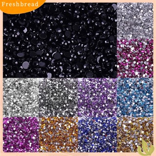 【Fresh】❀ ลูกปัดไรน์สโตน 3 มม. 2000 ชิ้น/ล็อต สำหรับทำงานหัตถกรรม ตกแต่งเล็บ DIY