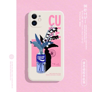 Blue bell orchid เคสไอโฟน iPhone 13 11 pro max 12 14 pro case 14 เคส 8plus 8พลัส iPhone cover นิ่ม 7plus TPU Xr Xs X max