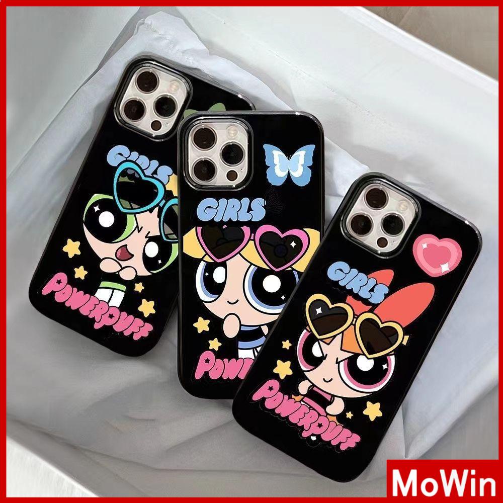 Mowin - เข้ากันได้สำหรับ 15 เคสไอโฟน11 เคสโทรศัพท์ iphone 14 pro max 14 Plus สำหรับ 14 Pro Max iPhone Case TPU เคสนิ่ม สีดำเงากันกระแทกกล้องป้องกันการ์ตูนน่ารักสำหรับ iPhone 13 Pro max 12 Pro Max 11 Pro max xr xs max 7Plus 7 8
