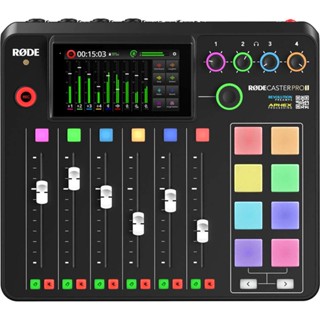 RODE RodeCaster Pro II *ของแท้รับประกัน 1ปี* มิกเซอร์พ็อดแคสท์, 4 input, 4 ช่องหูฟัง, จอทัชสกรีน, รองรับ Bluetooth