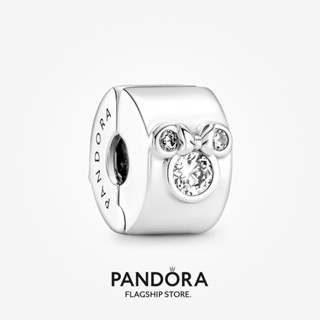 Pandora เครื่องประดับเงิน จี้มิกกี้เมาส์ และมินนี่เมาส์ w1022