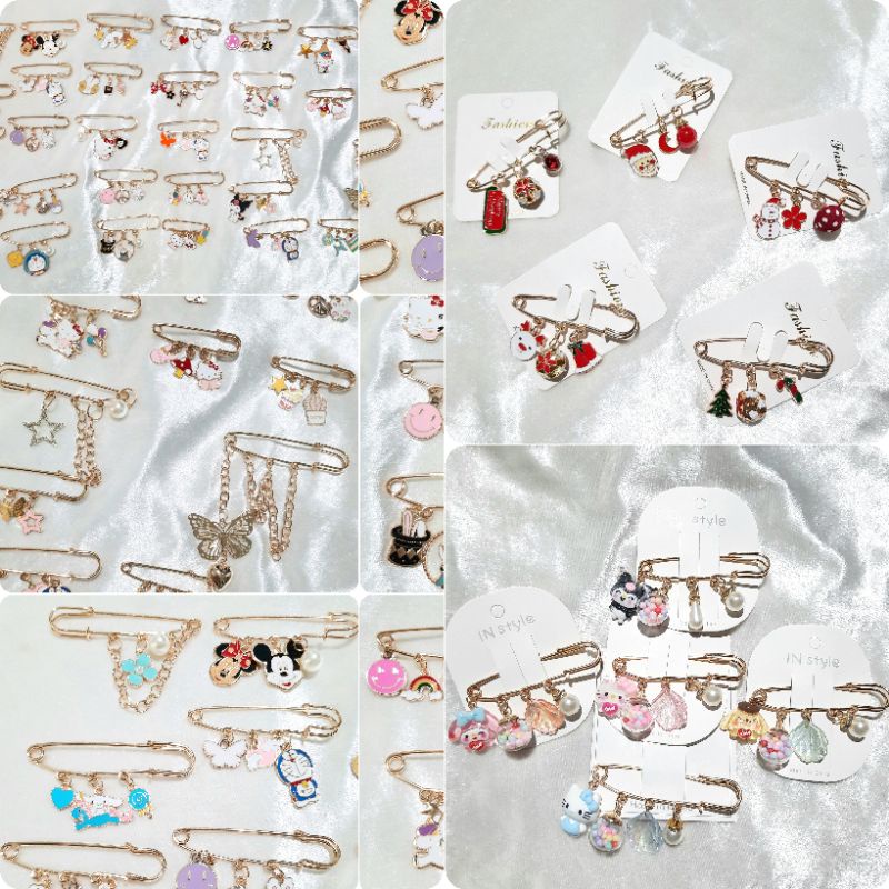 โพส2🥼เข็มกลัดคนท้อง เข็มกลัดติดเสื้อลายการ์ตูน งานแฟชั่นมี 2 โพสให้เลือกกว่า100 แบบ