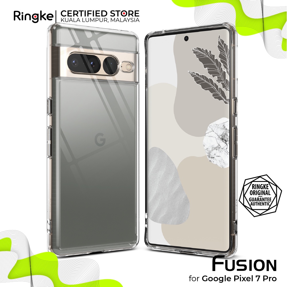 RINGKE FUSION Minimalist Fit Google Pixel 7 Pro Crystal Clear Elegant Back กันกระแทก Soft TPU กันชน 