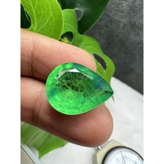 19x15mm lab columbian emerald 18 cts