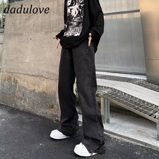 DaDulove💕 New American Ins Retro Jeans Niche Loose Womens Flared Pants Wide-leg Pants Fashion Womens Clothing