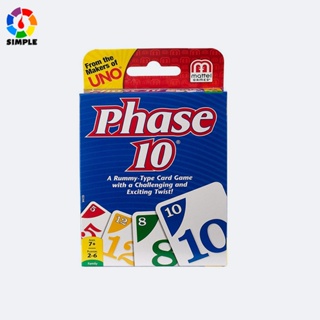 UNO Phase 10 Card Game Styles May Vary English version Cards Game for kids gifts