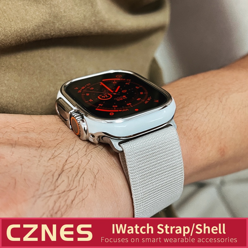 49 มม. [เคสสองสี Ultra2] IWATCH Ultra Protective Case Ultra Case Frame Case Shock-resistant Case 49m