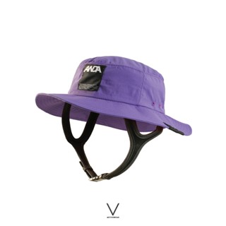 V ACTIVEWEAR PURPLE x ANDAMAN SURF HAT หมวกใส่เล่นเซิร์ฟ มีสายรัดคาง สีม่วง