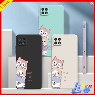 【พร้อมสายคล้อง】เคส Samsung A22 5G A22 4G M32 A20S A21S A31 A50 A50S A30S A70 เคสโทรศัพท์มือถือ ลายสุนัขน่ารัก สําหรับ GG