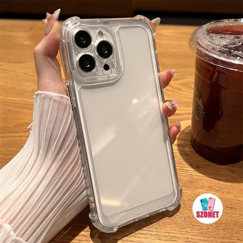สี่มุมถุงลมนิรภัยกันกระแทกเคสโทรศัพท์สําหรับ ไอโฟน 17 มือโปร สูงสุด 11 12 13 14 15 16 มือโปร สูงสุด 14/15/16 บวก ปลอกอ่อนโปร่งใสแม่เหล็กปกหลัง