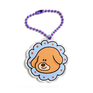 ssktmmee - keyring1 (blue dog face)