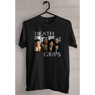 เสื้อผ้าผชเสื้อยืด ผ้าฝ้าย ลาย Death Grips สไตล์เรโทร สําหรับผู้ชาย และผู้หญิงS-5XL