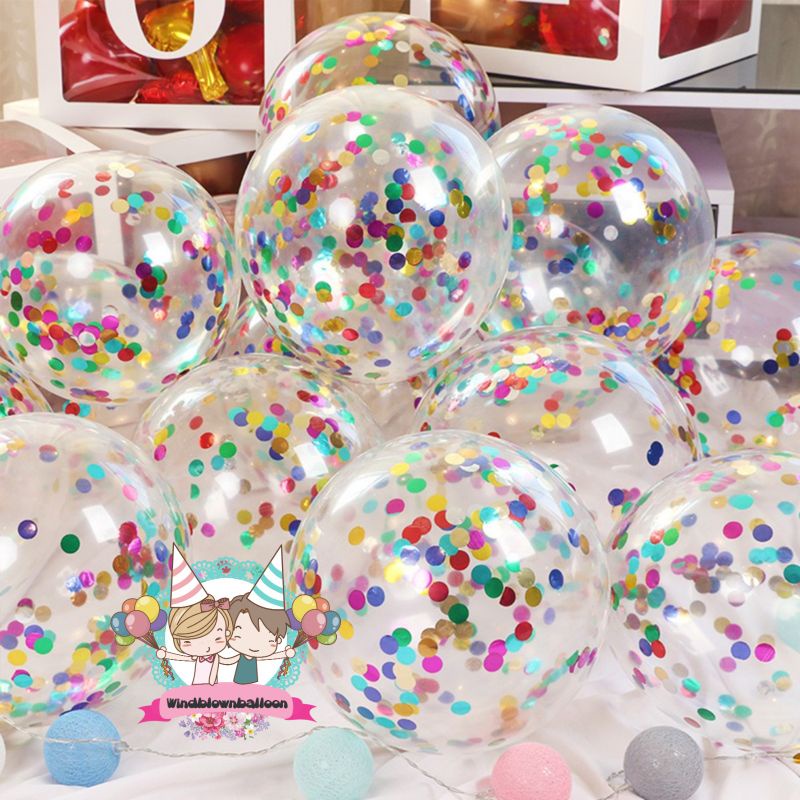 WINDBLOWN BALLOON LATEX CONFETTI / LATEX BALLOON ฟิลลิ่ง