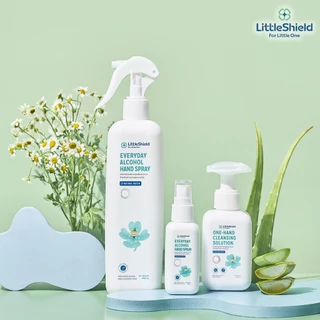 แอลกอฮอล์เช็ดสะดือทารกแรกเกิดแบบ Food Grade - Little Shield: ONE-HAND CLEANSING SOLUTION