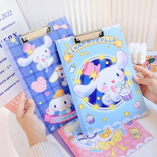 Sanrio Cinnamoroll แผ่นบอร์ดโฟลเดอร์ ขนาด A4 สําหรับใส่เอกสาร กระดาษทดสอบ เครื่องเขียน ของขวัญวันเด็ก