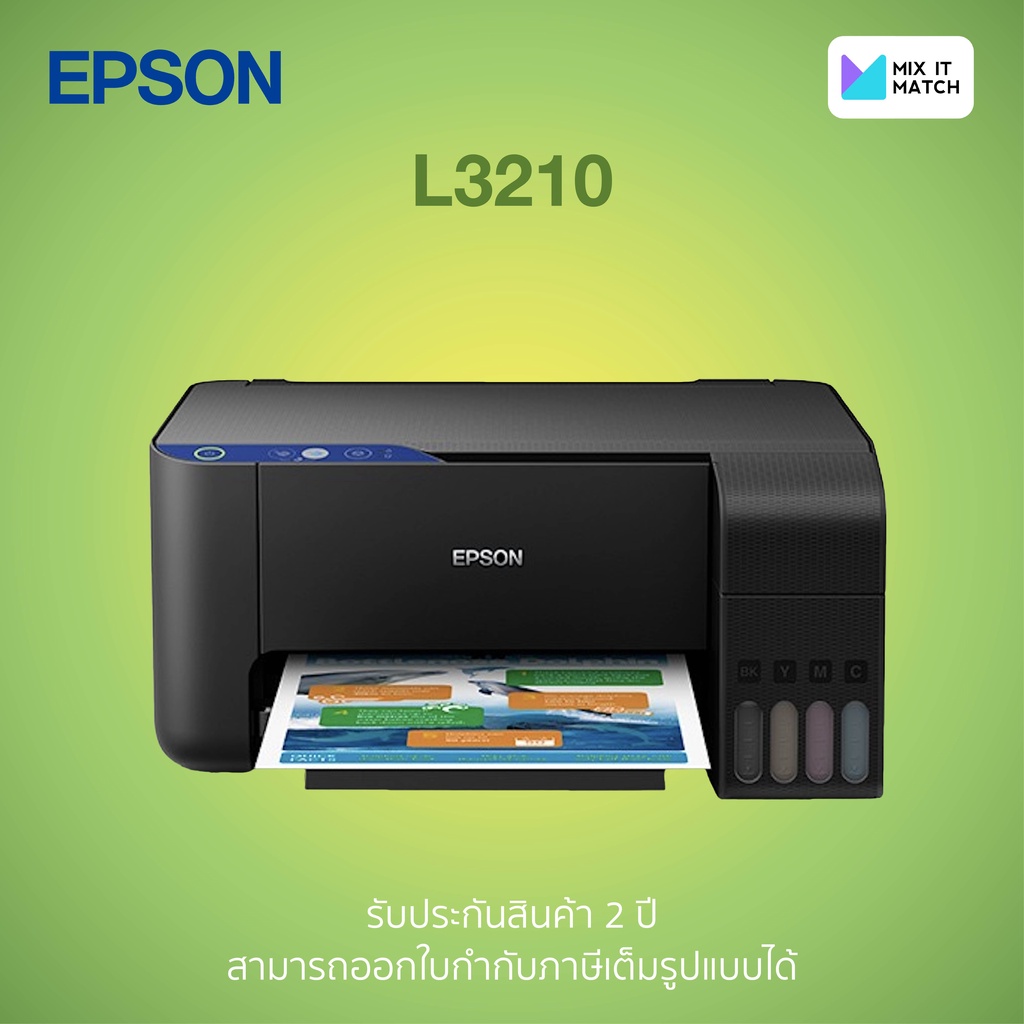 Epson Ecotank L3210 A4 All In One Ink Tank Printer L3210 Shopee Thailand 3868