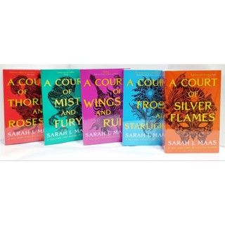 A Court of Thorns and Roses Collection set 1-5 (no box) หนังสือภาษาอังกฤษ มือหนึ่ง พร้อมส่ง!! #Booktok