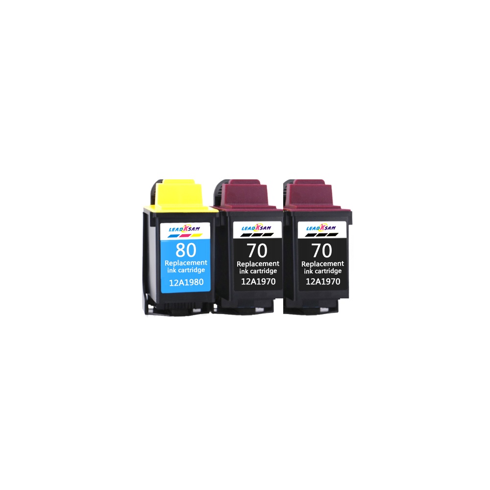 Ink Cartridge compatible for Lexmark 70 12A1970 12A1980 CJ3200 5000 5700 7000 Z11 Z31 Z42 Z43 Z45 Z51 Z52 Z53 X73 X83 X #5