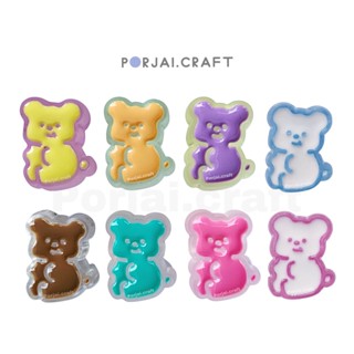 ลูกปัดหมี Bear beads 27mm