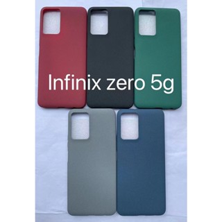 เคสโทรศัพท์มือถือ TPU นิ่ม กันลายนิ้วมือ สีพื้น สําหรับ Infinix Zero 5G