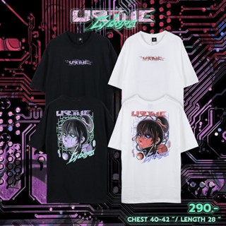 【ใหม่】Urthe - เสื้อยืด สกรีนลาย รุ่น CYBORG GIRL