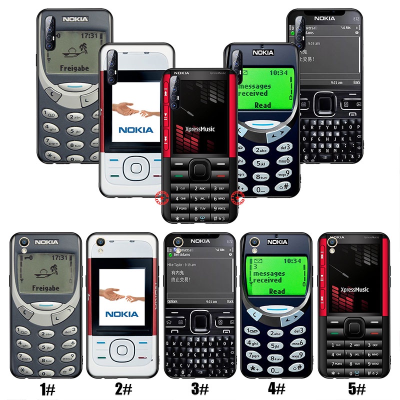 เคสสําหรับ OPPO F5 A17 A73 A76 A83 A92S A94 A95 A96 AOI66 Nokia สไตล์ย้อนยุค