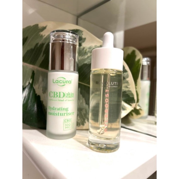 Lacura hydrating moisturiser + Hylaboost serum (Set)​