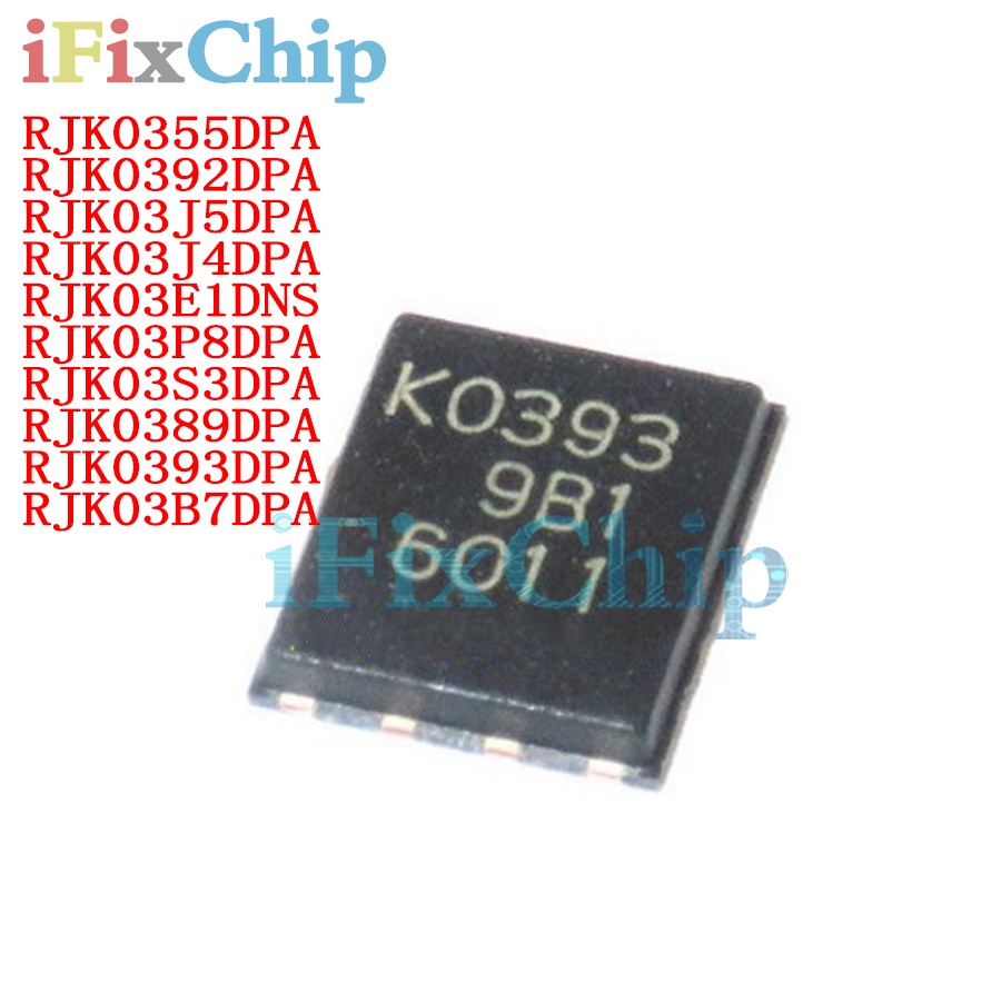 5pcs ยี่ห้อใหม่ RJK0355 RJK0392 RJK03J5 RJK03J4 RJK03E1DNS RJK03P8 RJK03S3 RJK0389 RJK0393 RJK03B7 Q