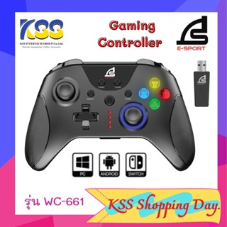 จอยเกมส์ จอยไร้สาย Signo WC-661 EXCUBER Wireless Gaming Controller ประกัน 2 ปี