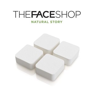 [THE FACE SHOP] Daily Beauty Tools Diamond Shaped Puff (4EA)   พัฟแต่งหน้า รูปเพชร สินค้าเกาหลีแท้ๆส่งตรงจากเกาหลี